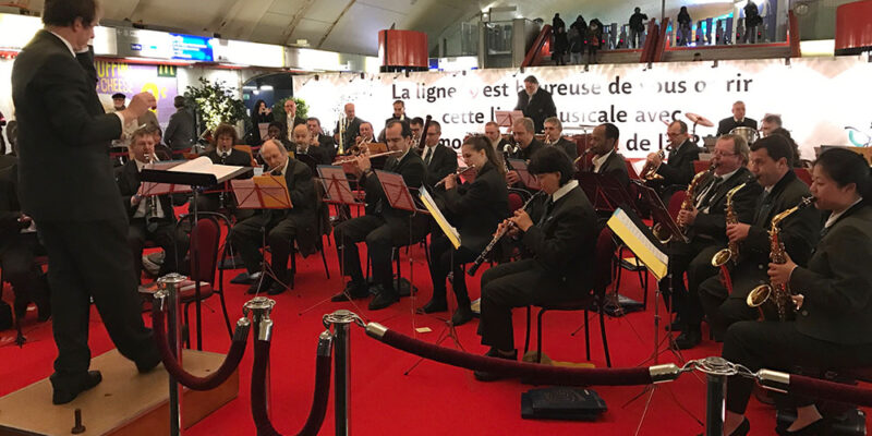 Concert en Gare d'Auber le 6 janvier 2017